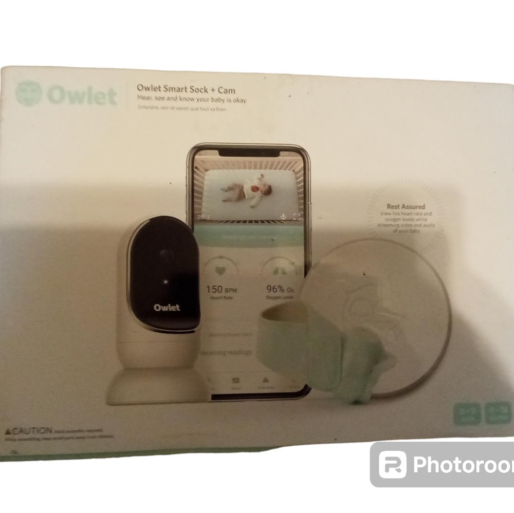 Owlet baby monitor cam and smart sock for android